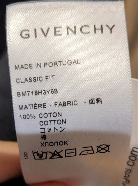 givenchy portugal factory|Givenchy made in italy.